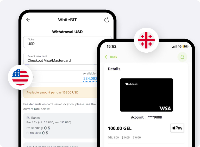 Step 5: Done! Start using your WhiteBIT Card